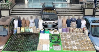 الداخلية تضبط بؤراً إجرامية بحوزتها طن وربع مخدرات بقيمة 125 مليون جنيه