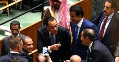 شاهد.. فرحة مدبولى ووفد مصر لحظة إعلان ماكرون الاعتراف رسميا بدولة فلسطين