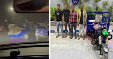 استعراض خطير فى زفاف ينتهى بضبط تروسيكل ومتهمين بالشرقية