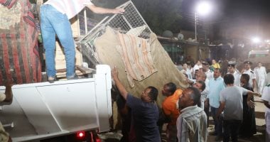 رفع 400 حالة إشغال متنوع بمنطقة السوق السياحى بأسوان