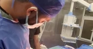 مسمار يخترق جمجمة طفل ويصل للمخ والجراحة تنقذ حياته بمستشفى دمياط العام