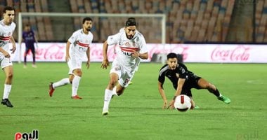 30 دقيقة.. الزمالك يتقدم على الجونة بهدف عدى الدباغ.. صور