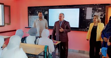 جولة لوكيل وزارة التعليم بالفيوم بمدارس إدارة إطسا التعليمية