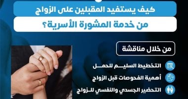 كيف يستفيد المقبلين على الزواج من خدمة المشورة الأسرية؟