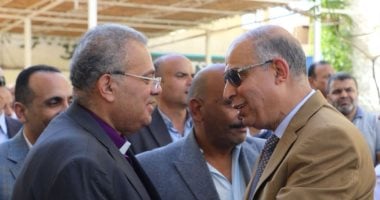 محافظ المنيا يشارك باحتفال الهيئة القبطية الإنجيلية باليوبيل الماسى