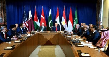 بيان عربى إسلامى مشترك صادر عن القمة متعددة الأطراف مع الرئيس الأمريكي