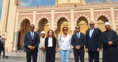 جولة للسفير الفرنسى وزوجته داخل مسجد السيد البدوي.. يعيد إبراز طنطا كقبلة للسياحة الثقافية