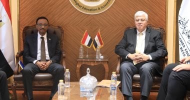 وزير التعليم العالى يلتقى نظيره السودانى لبحث سبل تعزيز التعاون المشترك