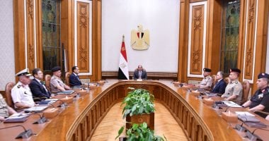 فيديو تفاصيل اجتماع الرئيس السيسى بمدبولى ووزيرى الدفاع والداخلية وقادة الأجهزة