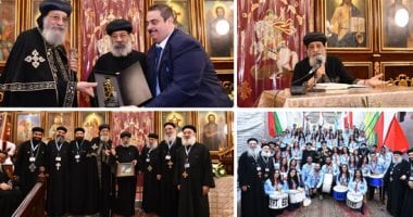 كنيسة الشهيد مارجرجس بالقللى تحتفل بمئوية تأسيسها بحضور البابا تواضروس الثانى