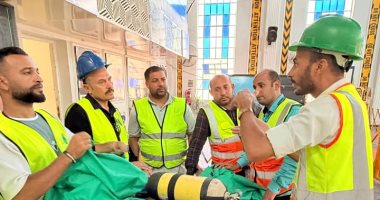 مياه سوهاج تشارك بالبرنامج التدريبى لتبادل الخبرات "التعامل مع تسرب غاز الكلور"
