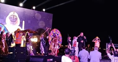 انطلاق حفل مهرجان الغردقة لسينما الشباب بأوبرت مصر الحضارة والتاريخ