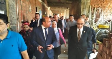 عميد قصر العينى يتفقد مبنى العيادات الخارجية الجديد لتقييم الأعمال