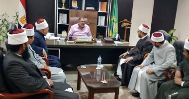 قافلة دعوية من الأزهر الشريف لمدينة الشروق ويستقبلها رئيس الجهاز