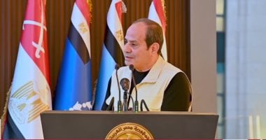 الرئيس السيسى: طلاب الأكاديمية العسكرية المصرية لهم دور فى تطوير مصر.. فيديو