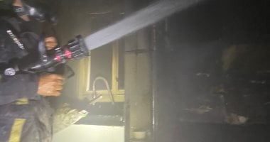 السيطرة على حريق شقة سكنية بمنطقة الظاهر.. صور