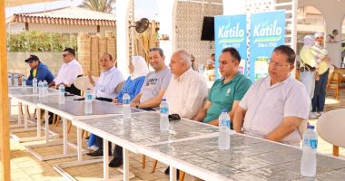 محافظ دمياط يشارك بفاعلية "فطارك عندنا" فى رأس البر