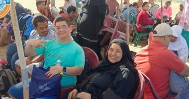 شاطئ أبطال التحدى بالإسكندرية يستقبل ذوى الهمم لقضاء يوم ممتع