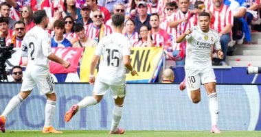 أتلتيكو مدريد ضد الريال.. تعادل مثير 2-2 فى الشوط الأول من الديربي "فيديو"