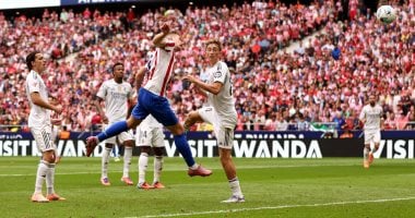 ملخص وأهداف مباراة أتلتيكو مدريد ضد الريال في الدوري الإسباني