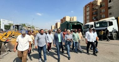 مدينة العبور الجديدة تستعد مبكرا لفصل الشتاء.. ورئيس الجهاز يشهد اصطفاف المعدات