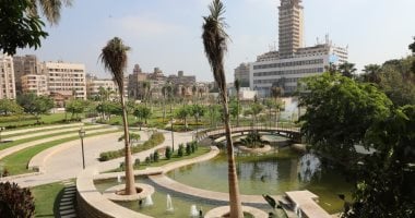 الافتتاح قريبا.. شاهد حديقة الأزبكية بوسط البلد بعد تطويها.. صور