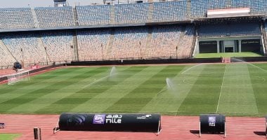 استاد القاهرة فى أبهى صورة قبل ساعات من استضافة قمة الأهلي والزمالك.. صور