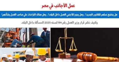 عمل الأجانب.. كيف نظم قرار وزير العمل رقم 194 لسنة 2025 عملهم بمصر.. برلماني