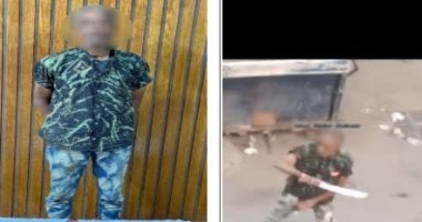 ضبط شخص لوّح بأسلحة بيضاء في الإسكندرية بعد تداول فيديو للواقعة