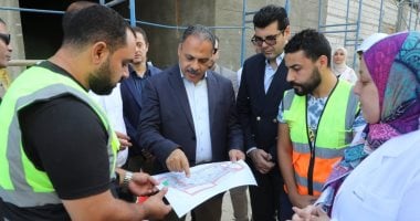 محافظ الشرقية يتفقد موقع توسعة مستشفى أبو كبير على مساحة 7 آلاف متر