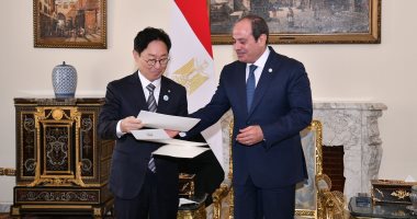 الرئيس السيسى يستقبل المبعوث الخاص لرئيس جمهورية كوريا الجنوبية