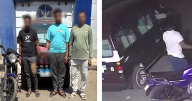 فيديو على السوشيال ميديا يكشف سرقة دراجة نارية في الجيزة