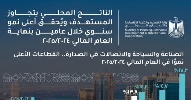 تعرف على القطاعات الأكثر مساهمة فى النمو الاقتصادى 24/2025