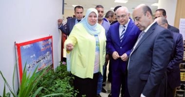 نائب وزير التربية والتعليم يفتتح معرض منتجات التعليم الفنى بالعاصمة الإدارية