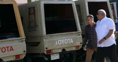 محافظ الوادى الجديد يتفقد الوحدة الاقتصادية المركزية للمعدات الثقيلة بالخارجة