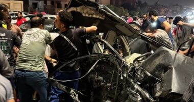 حادث التجمع.. الرعونة وعدم الالتزام بالسرعات وراء اصطدام السيارتين بمحور جمال عبد الناصر