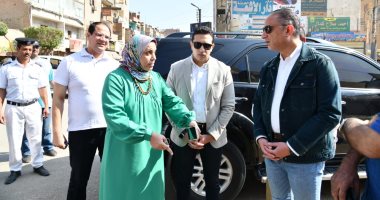 محافظ الفيوم يبحث آليات نقل سوق الجملة للخضار والفاكهة بالبارودية