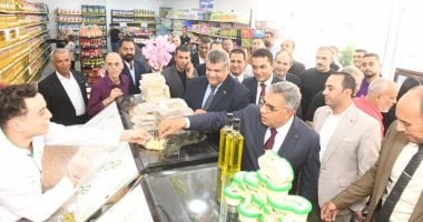 محافظ الدقهلية يفتتح هايبر ماركت بالمنصورة ضمن مشروعات جهاز مستقبل مصر