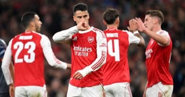 أرسنال يتقدم على أوليمبياكوس فى دورى الأبطال بهدف مارتينيلي.. فيديو