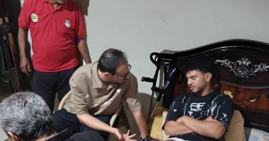 لفتة إنسانية من رئيس نادى بلدية المحلة تجاه لاعب مصاب.. اعرف التفاصيل
