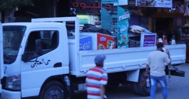 حملات موسعة لإزالة العشوائيات وضبط المخالفات بسوق الهانوفيل فى الإسكندرية