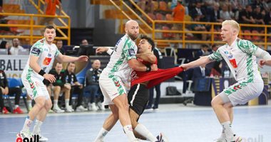 الشوط الأول.. الأهلى يتأخر أمام بطل ألمانيا 19-11 فى مباراة برونزية مونديال اليد