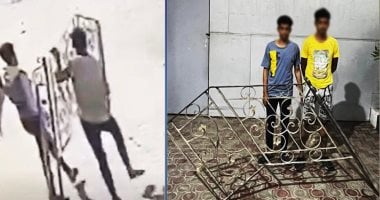 فيديو يفضح لصَّين سرقا حديد سلم منزل بالشرقية.. والداخلية تتحرك