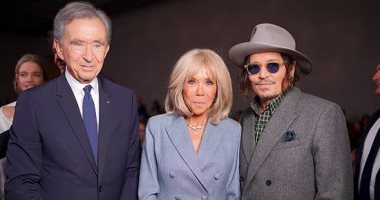 زوجة الرئيس الفرنسى وجونى ديب أبرز حضور عرض ديور بأسبوع الموضة فى باريس