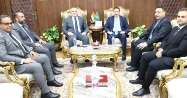 محافظ المنوفية يستقبل رئيس الهيئة العامة للمستشفيات