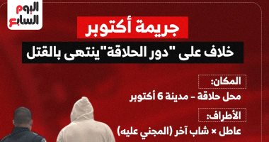 جريمة أكتوبر.. خلاف على دور الحلاقة ينتهي بالقتل "إنفو جراف"