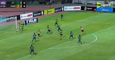 الاتحاد يتقدم على المقاولون العرب بهدف فى الشوط الأول.. فيديو