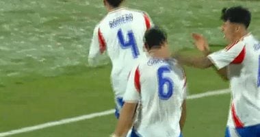 تشيلى يتقدم بالهدف الأول فى مرمى منتخب الشباب