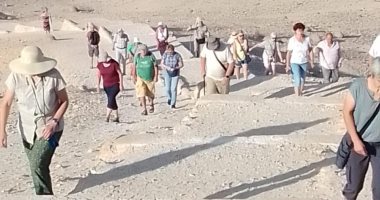 وفود سياحية من إيطاليا وألمانيا تزور المناطق الأثرية بالمنيا