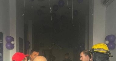 إخماد حريق محدود بفرع شركة اتصالات فى عين شمس دون إصابات.. صور